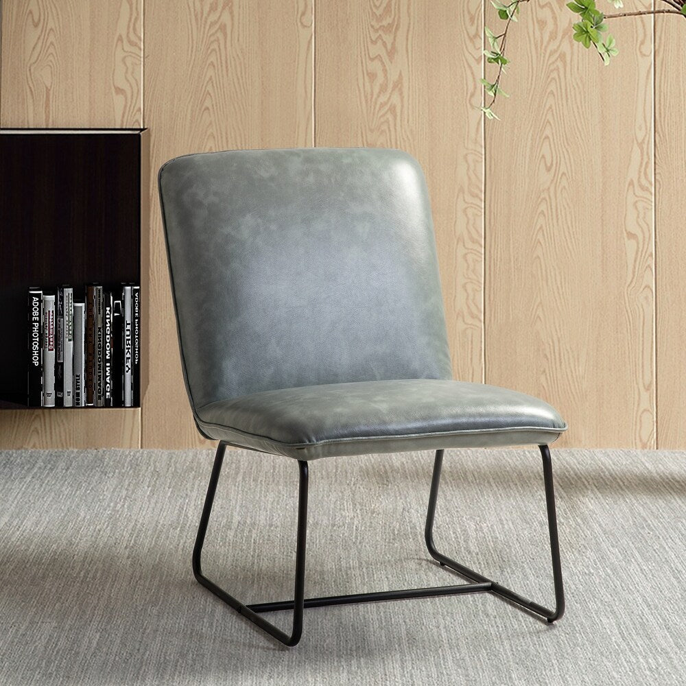 Orosia Comfy Side Chair with Metal Base