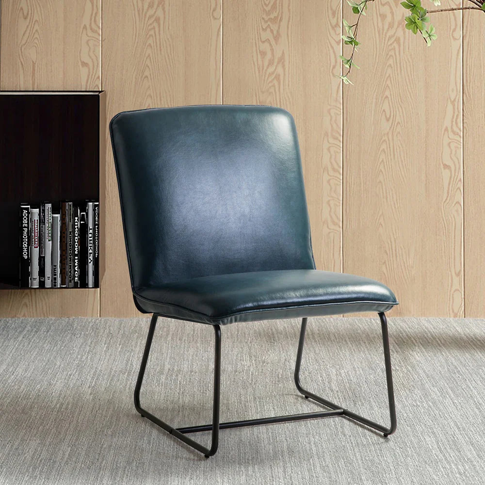 Orosia Comfy Side Chair with Metal Base