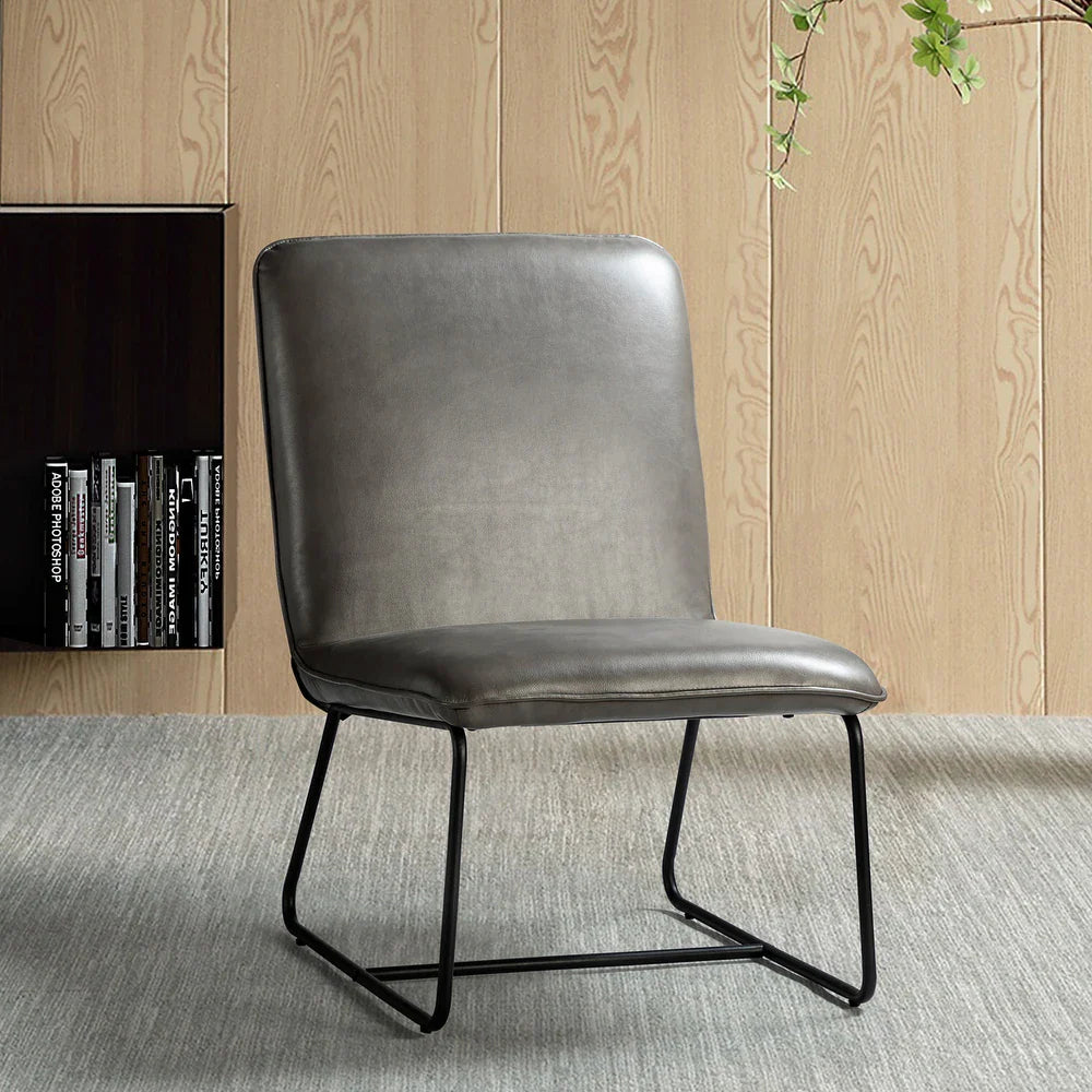 Orosia Comfy Side Chair with Metal Base