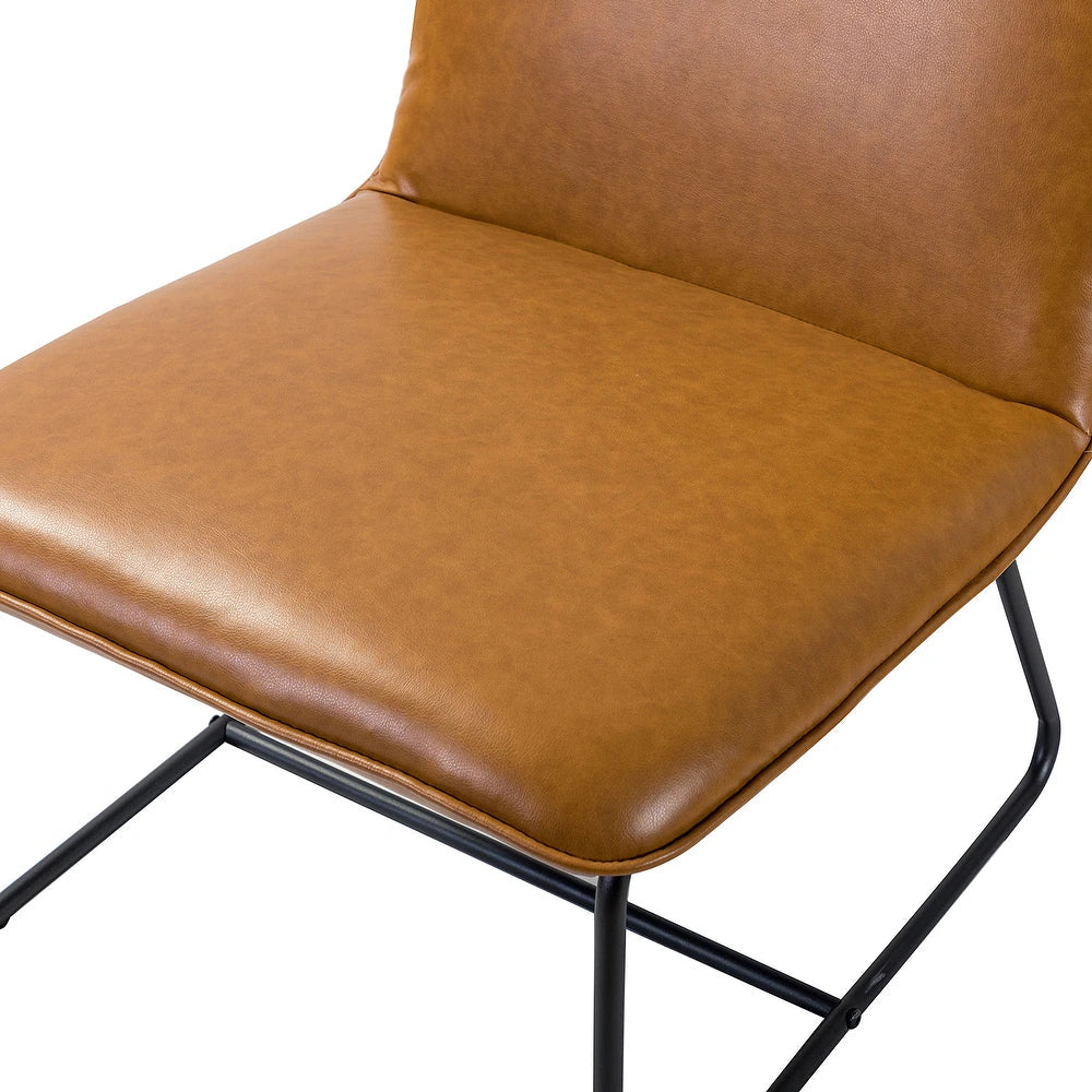 Orosia Comfy Side Chair with Metal Base