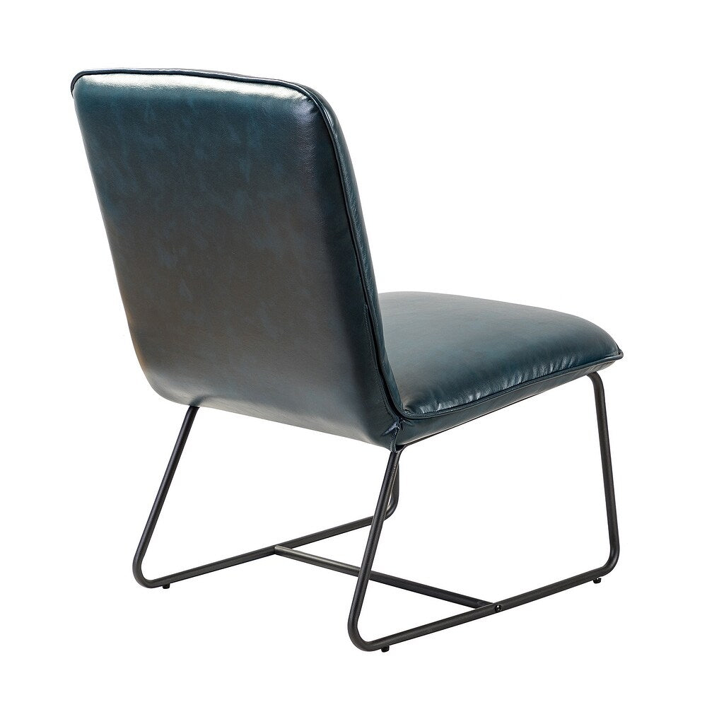 Orosia Comfy Side Chair with Metal Base