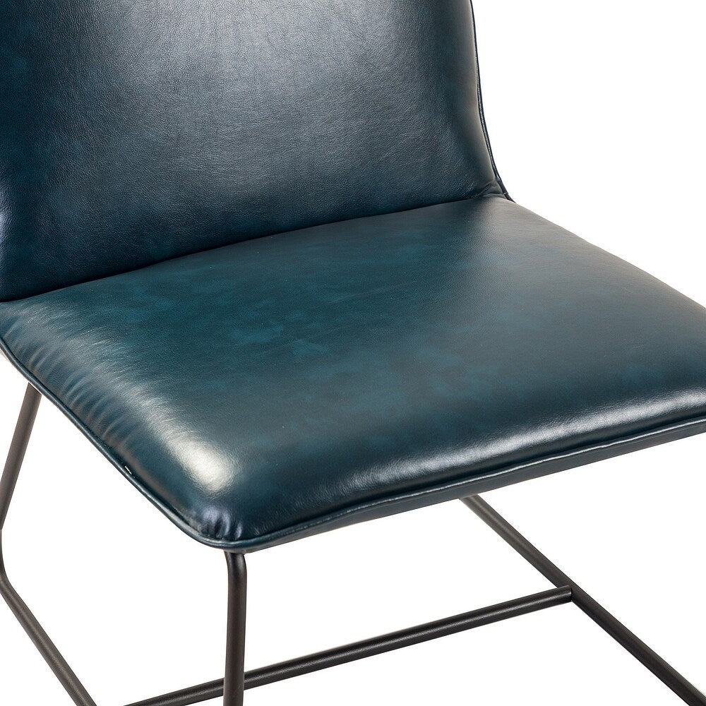 Orosia Comfy Side Chair with Metal Base