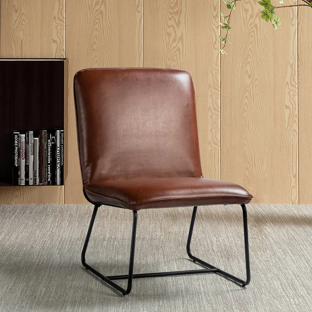 Orosia Comfy Side Chair with Metal Base
