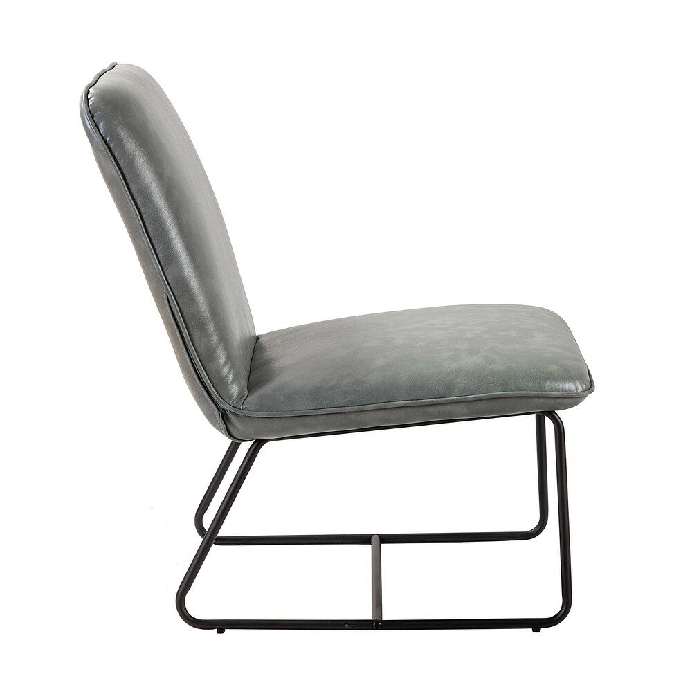 Orosia Comfy Side Chair with Metal Base