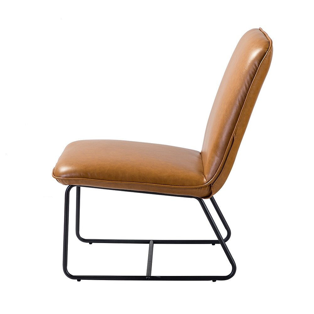 Orosia Comfy Side Chair with Metal Base