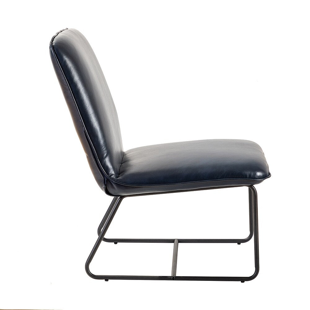 Orosia Comfy Side Chair with Metal Base