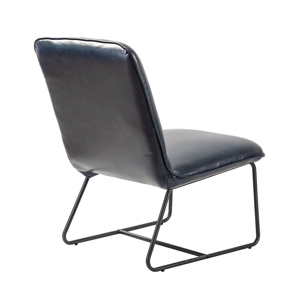 Orosia Comfy Side Chair with Metal Base