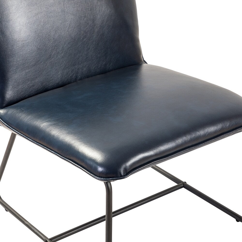 Orosia Comfy Side Chair with Metal Base