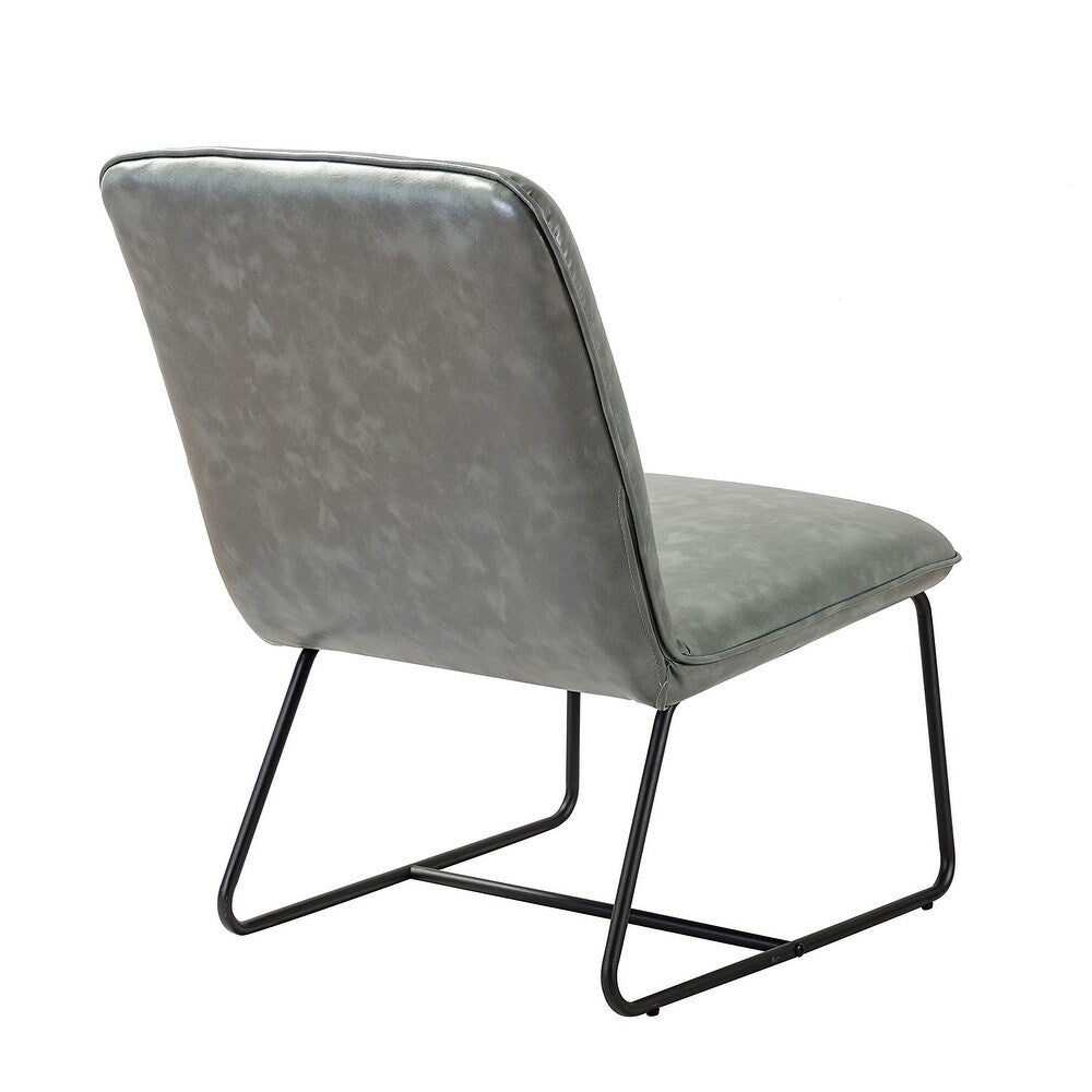 Orosia Comfy Side Chair with Metal Base