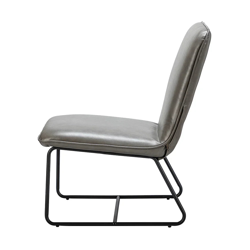 Orosia Comfy Side Chair with Metal Base