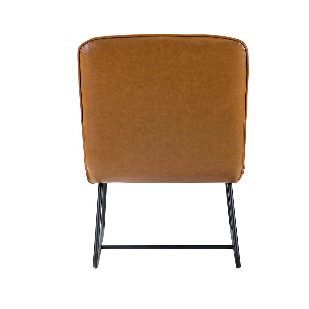 Orosia Comfy Side Chair with Metal Base