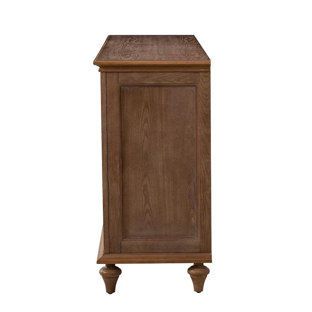 Oswaldo Traditional 58'' Wide 3 Drawer Sideboard with 4 Doors
