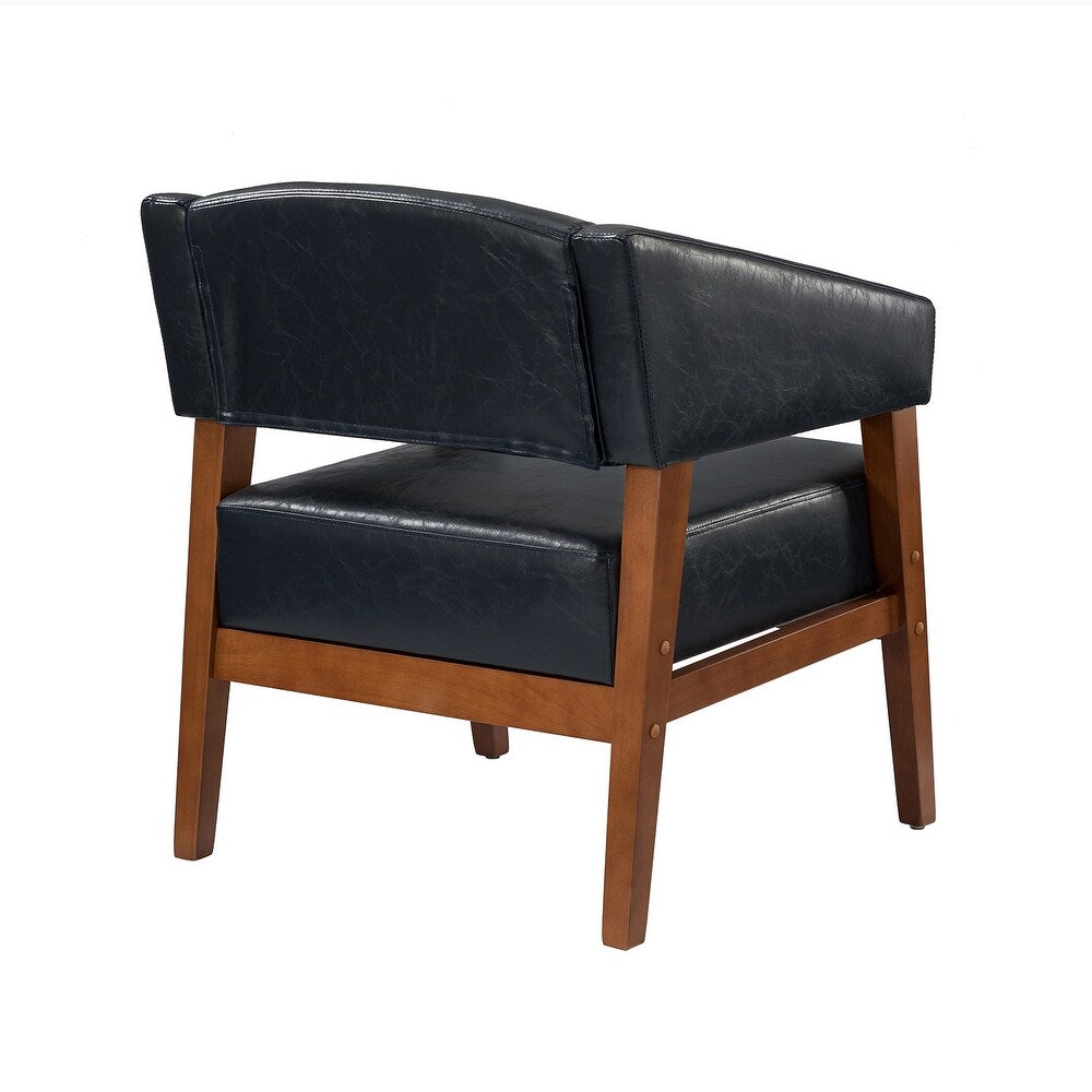 Ottfried Comfy Living Room Armchair with Solid Wood Legs Set of 2