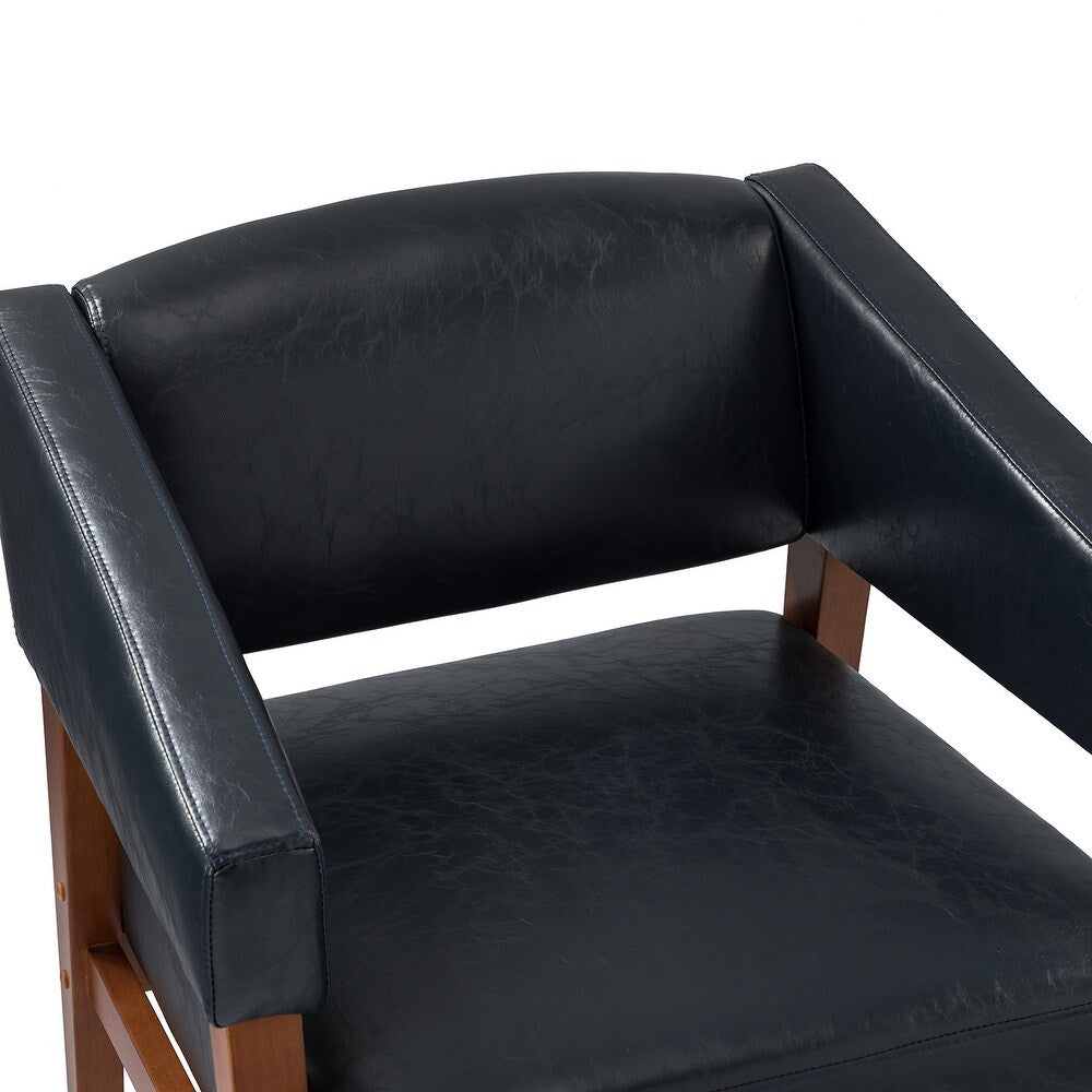 Ottfried Comfy Living Room Armchair with Solid Wood Legs Set of 2