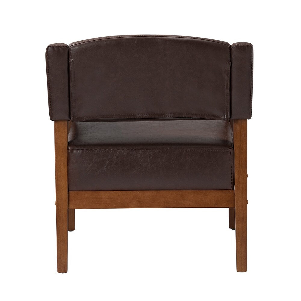 Ottfried Comfy Living Room Armchair with Solid Wood Legs Set of 2