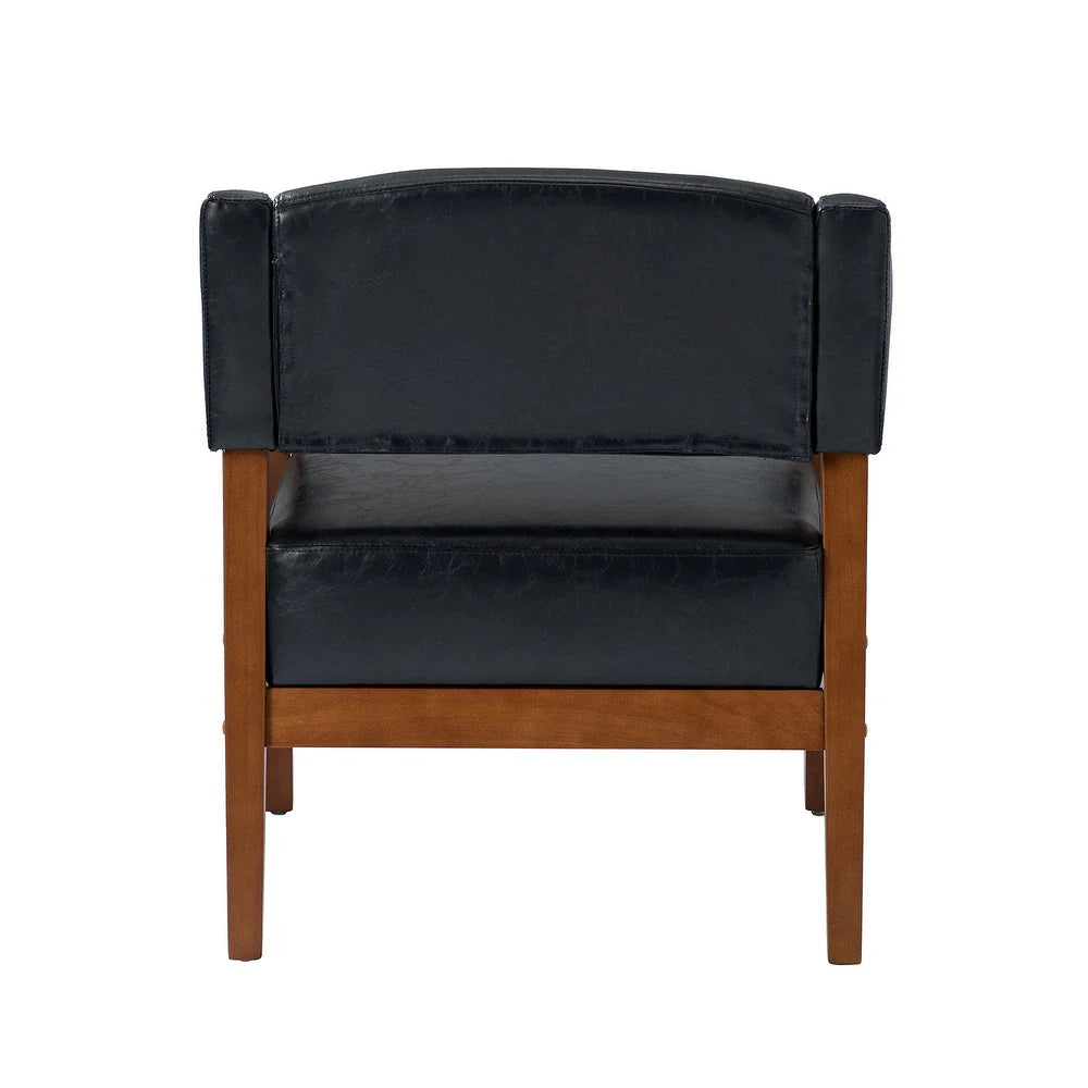 Ottfried Comfy Living Room Armchair with Solid Wood Legs Set of 2