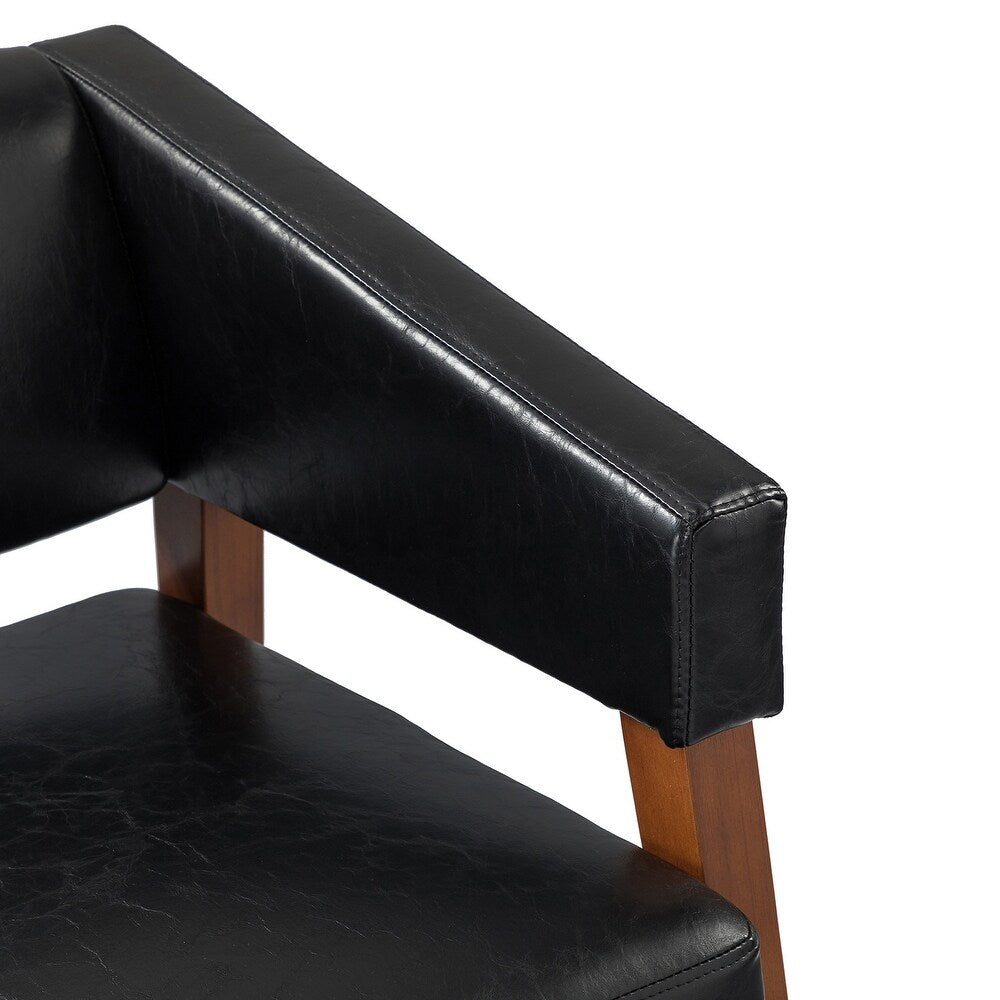 Ottfried Comfy Living Room Armchair with Solid Wood Legs Set of 2