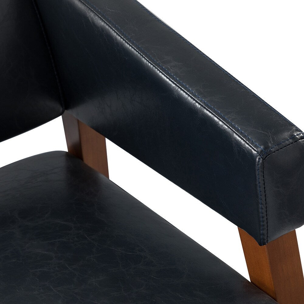 Ottfried Comfy Living Room Armchair with Solid Wood Legs