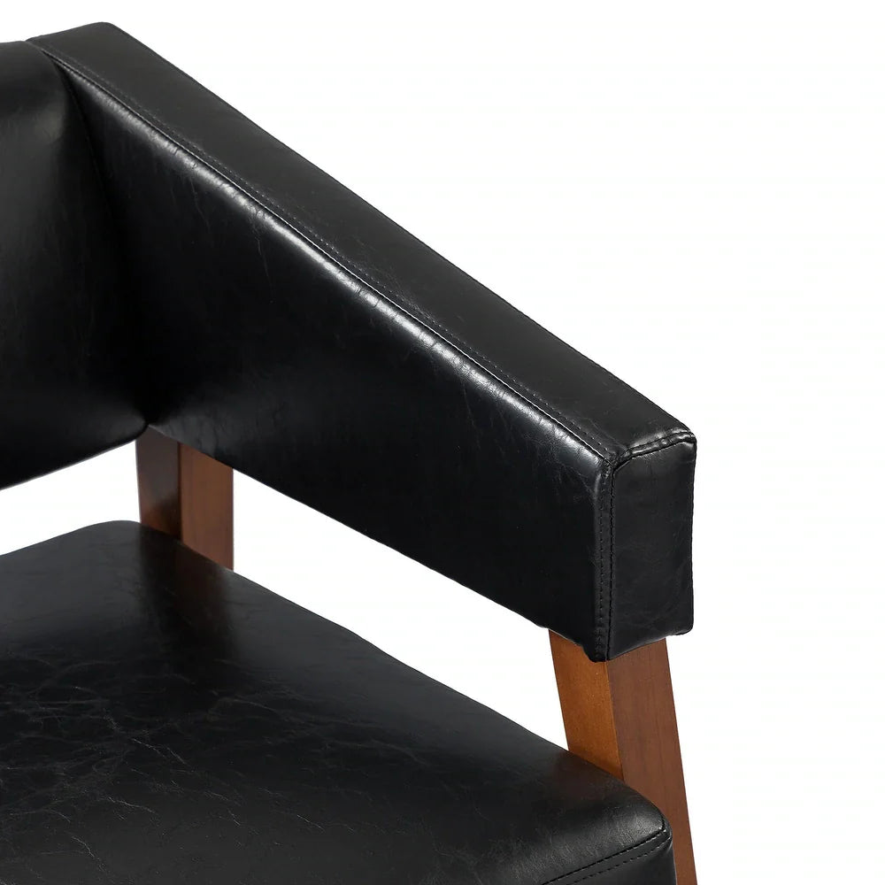 Ottfried Comfy Living Room Armchair with Solid Wood Legs