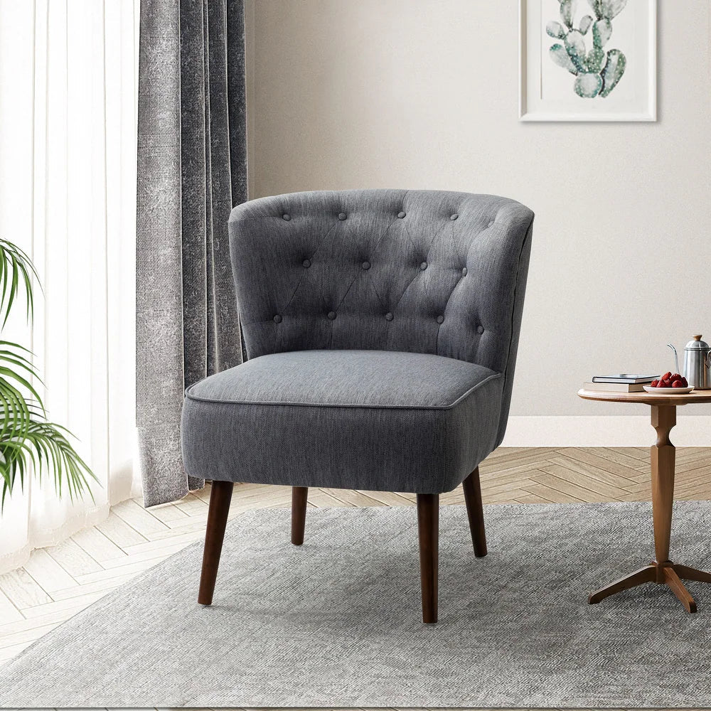 Pascutti Side Chair with Button-tufted Back