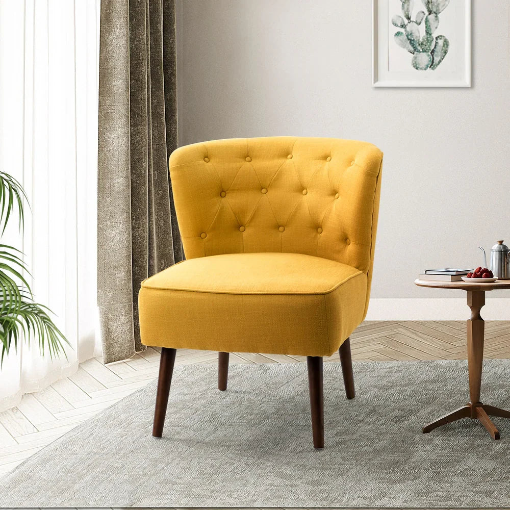 Pascutti Side Chair with Button-tufted Back