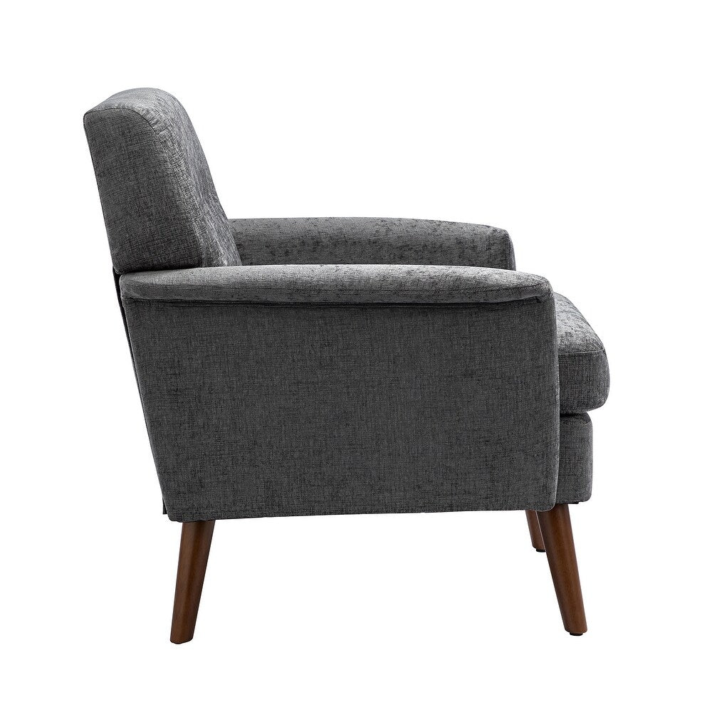 Pyrrha Wooden Upholstery Armchair with Button-tufted