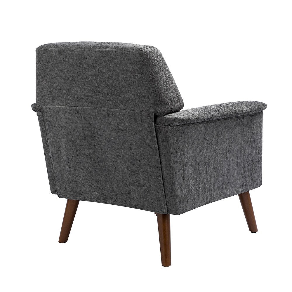 Pyrrha Wooden Upholstery Armchair with Button-tufted