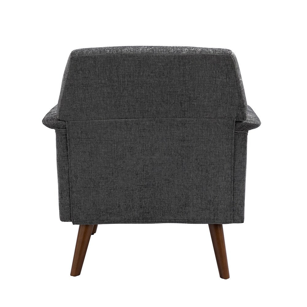 Pyrrha Wooden Upholstery Armchair with Button-tufted