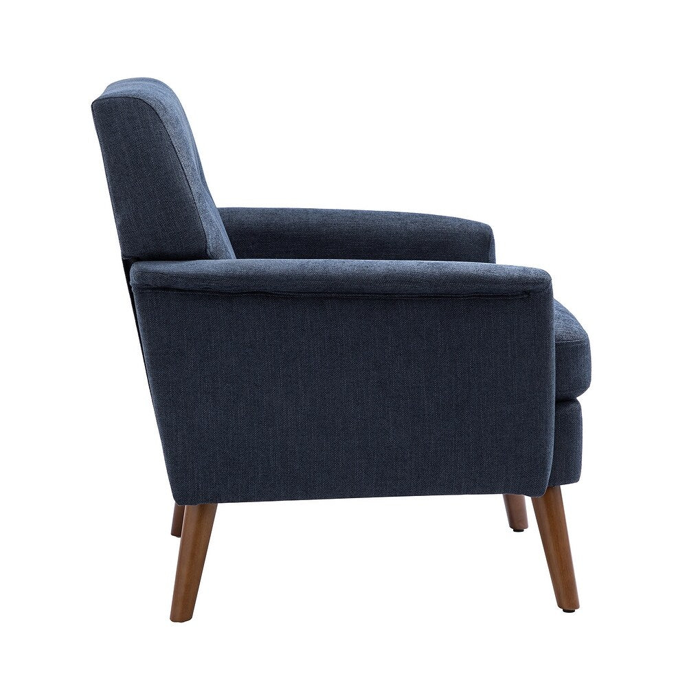Pyrrha Wooden Upholstery Armchair with Button-tufted