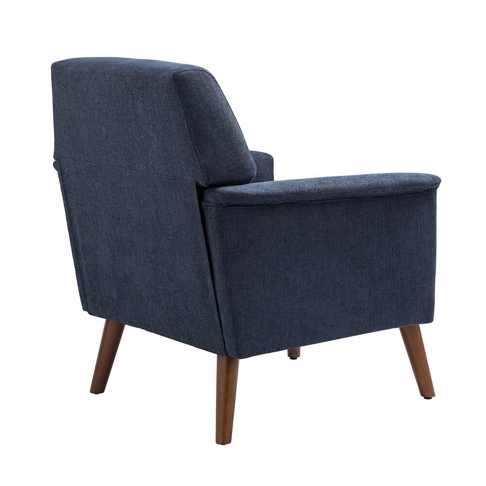 Pyrrha Wooden Upholstery Armchair with Button-tufted