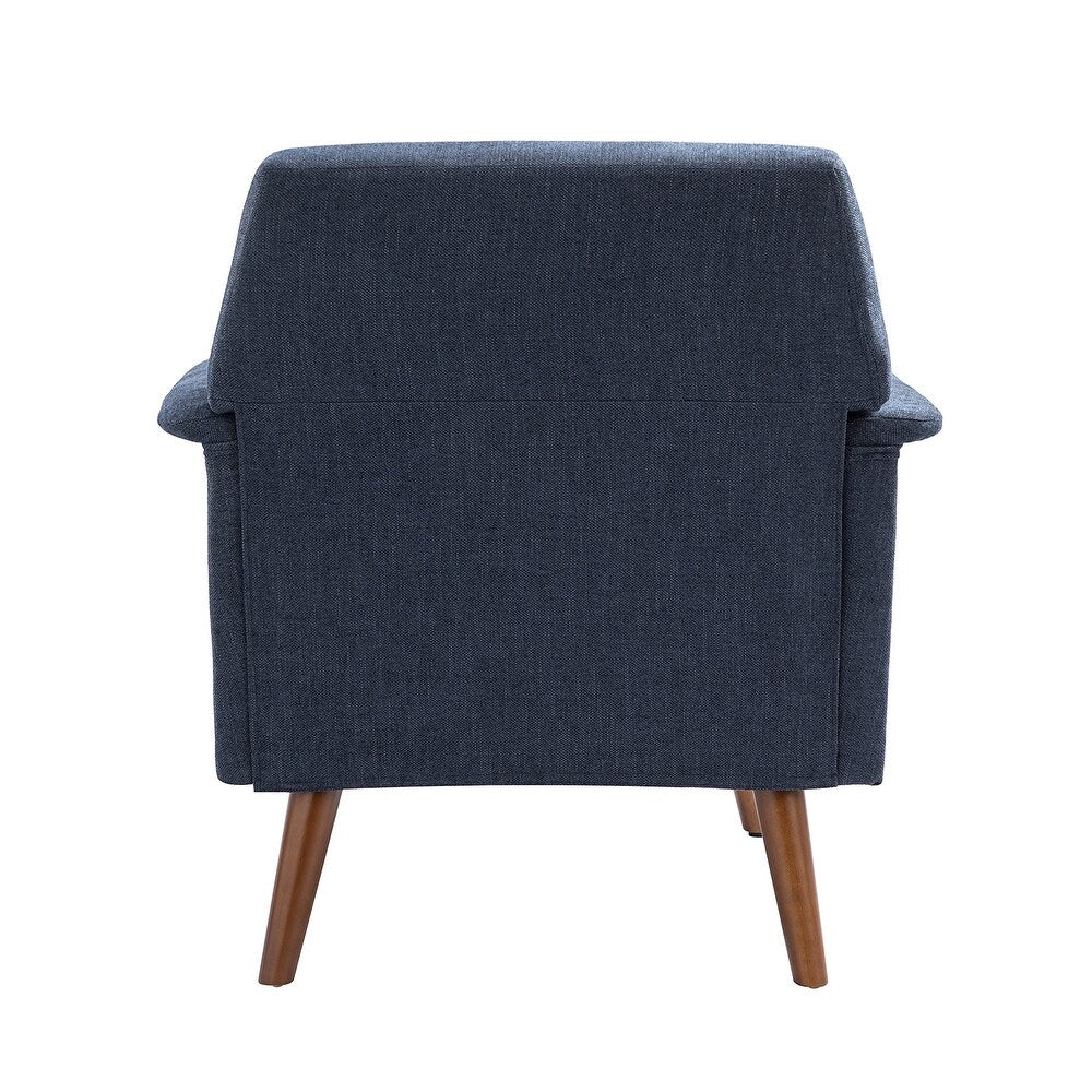 Pyrrha Wooden Upholstery Armchair with Button-tufted