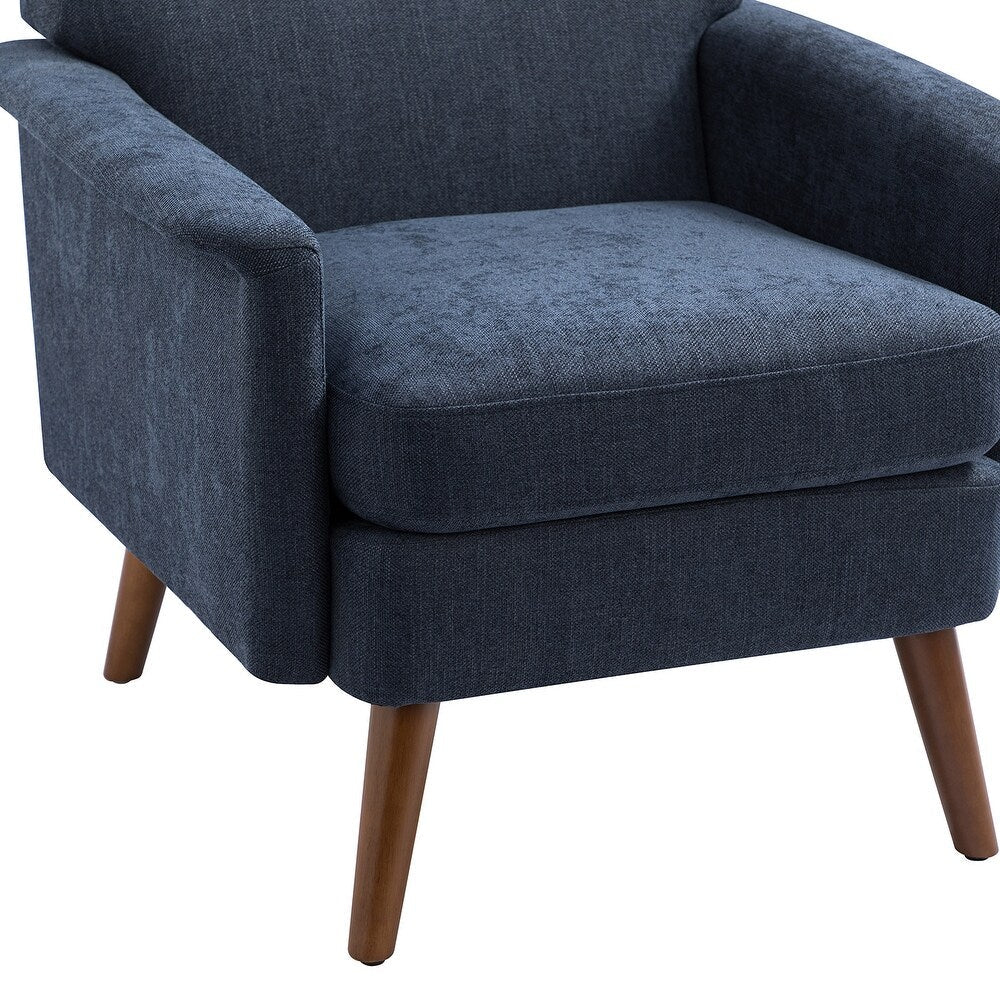 Pyrrha Wooden Upholstery Armchair with Button-tufted