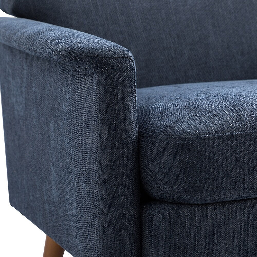 Pyrrha Wooden Upholstery Armchair with Button-tufted