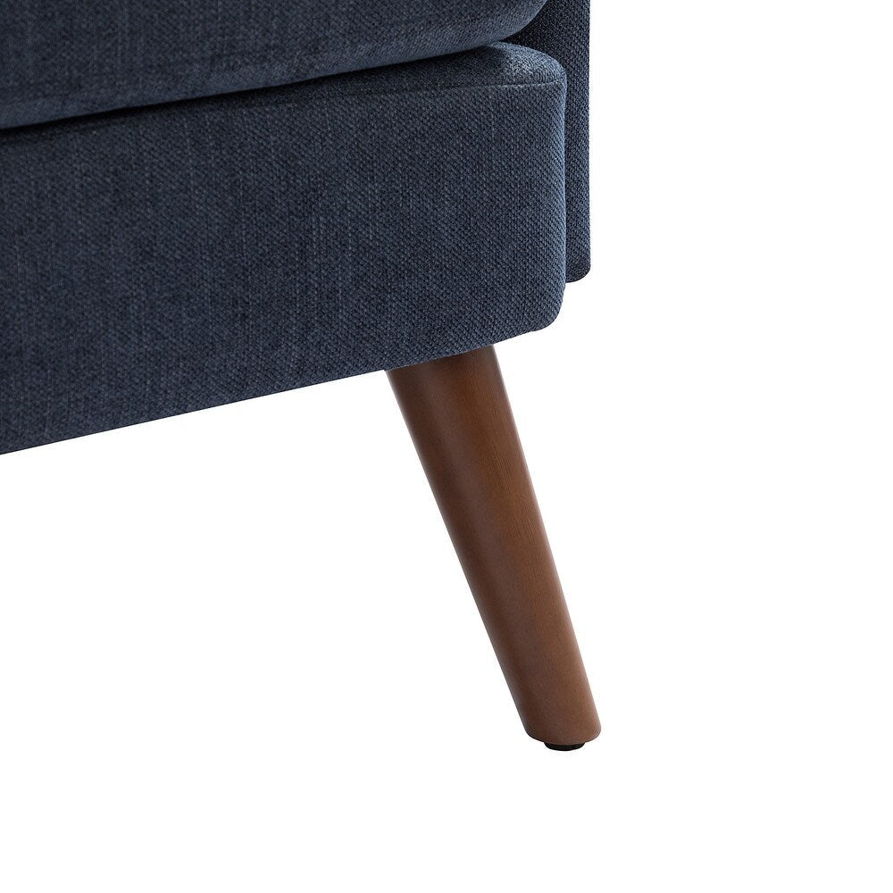Pyrrha Wooden Upholstery Armchair with Button-tufted