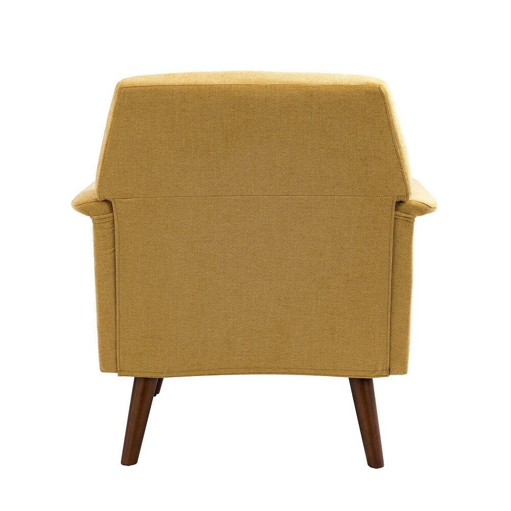 Pyrrha Wooden Upholstery Armchair with Button-tufted
