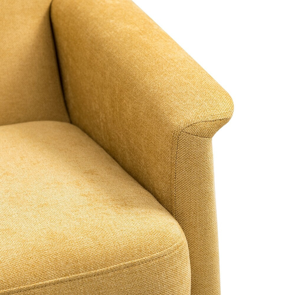 Pyrrha Wooden Upholstery Armchair with Button-tufted