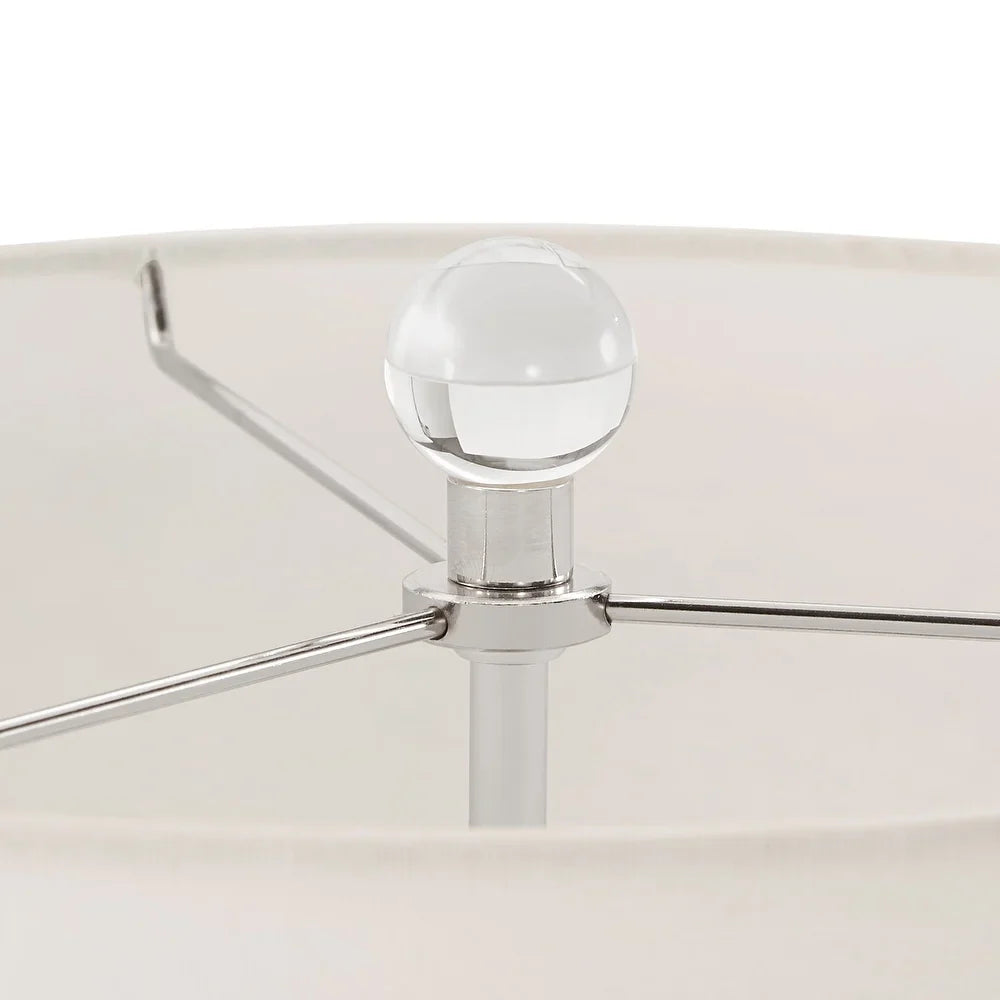 Quinn Crystal Mercury Base 2-light Accent Table Lamp by iNSPIRE Q Bold