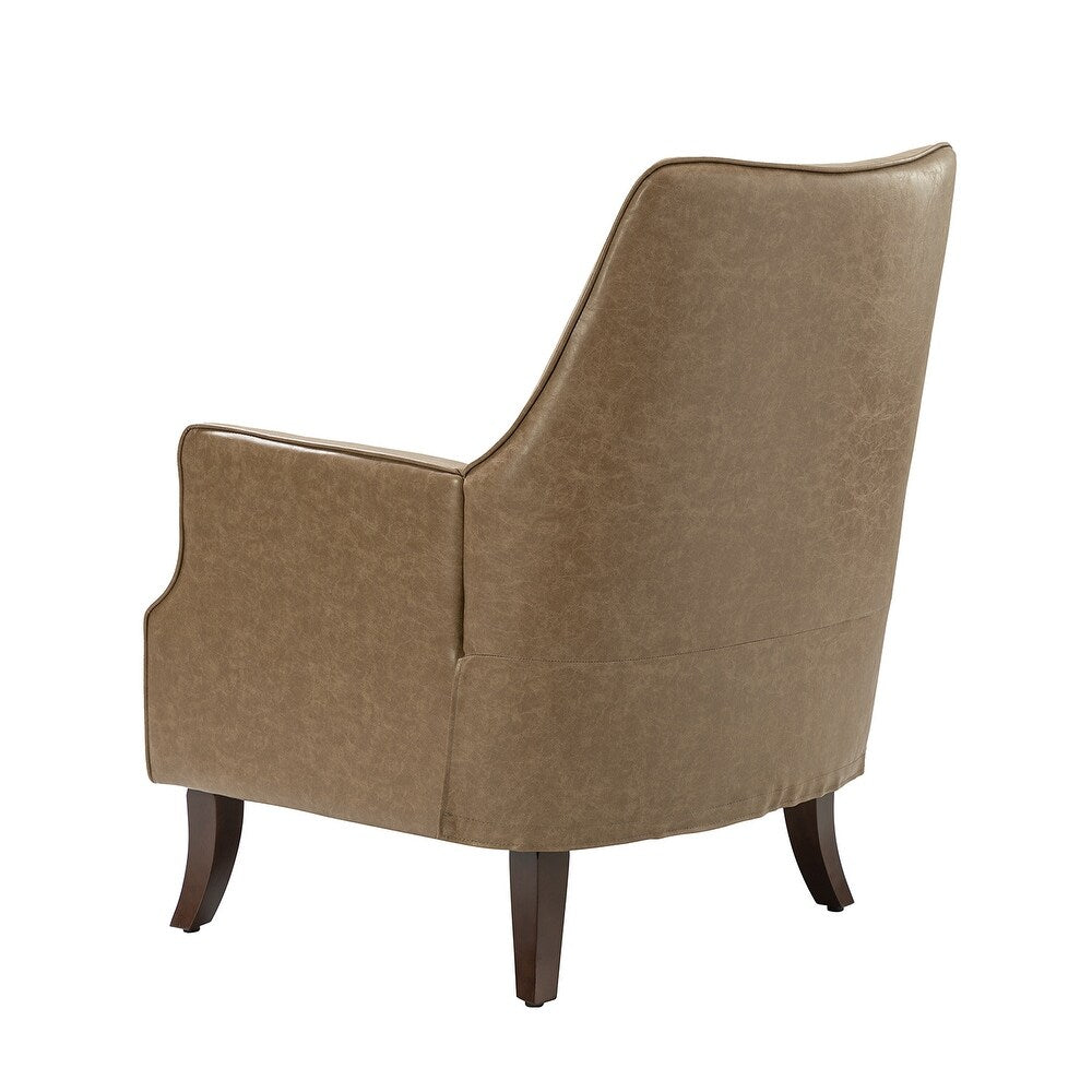 Rhesus Wooden Upholstery Armchair with Solid Wood Legs set of 2