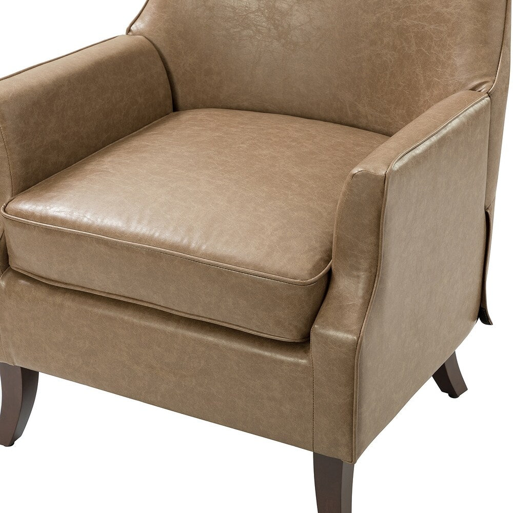 Rhesus Wooden Upholstery Armchair with Solid Wood Legs set of 2