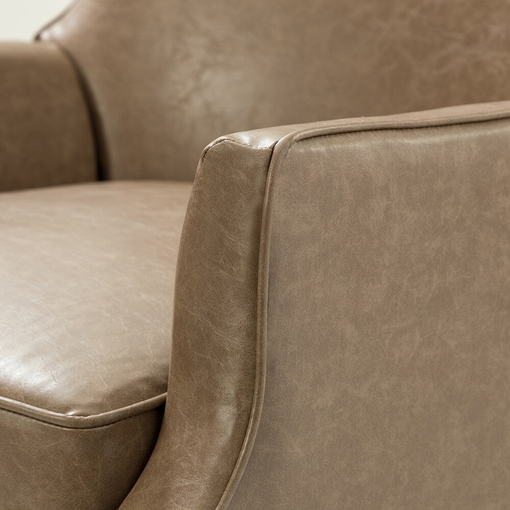Rhesus Wooden Upholstery Armchair with Solid Wood Legs set of 2
