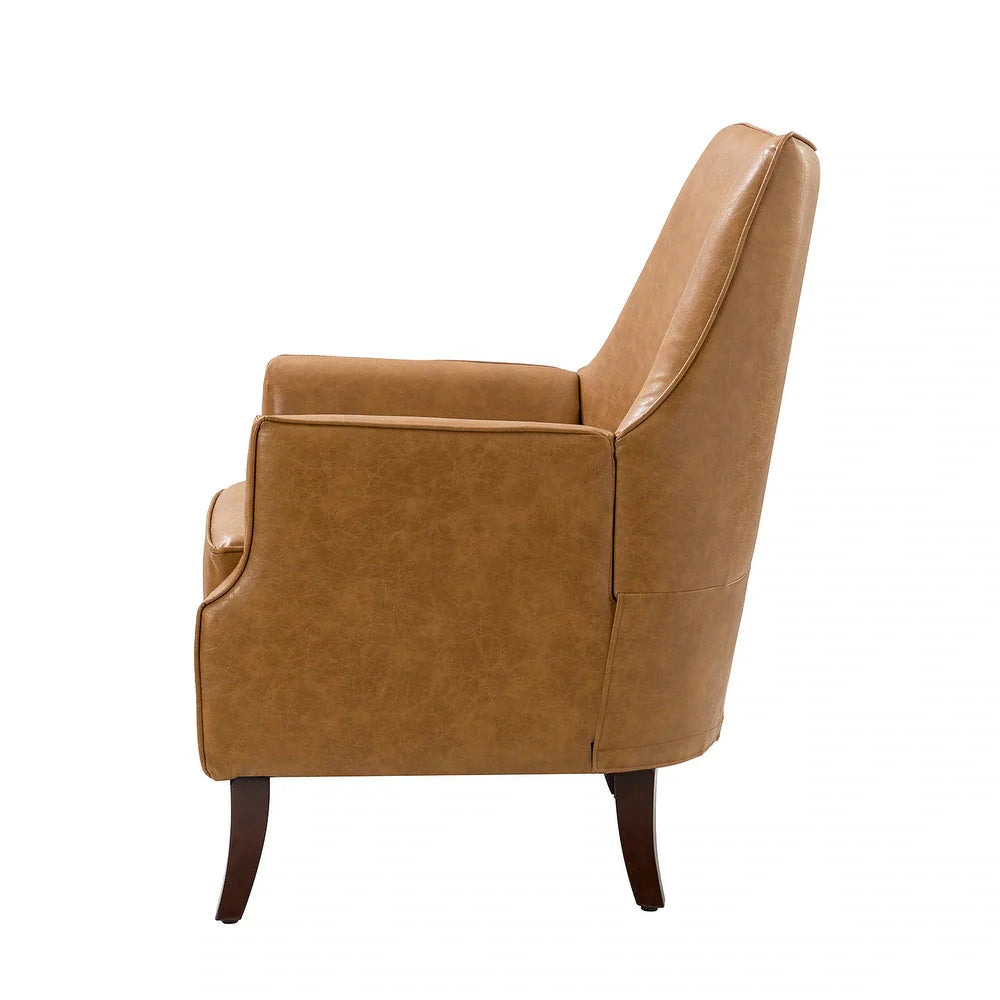 Rhesus Wooden Upholstery Armchair with Solid Wood Legs set of 2