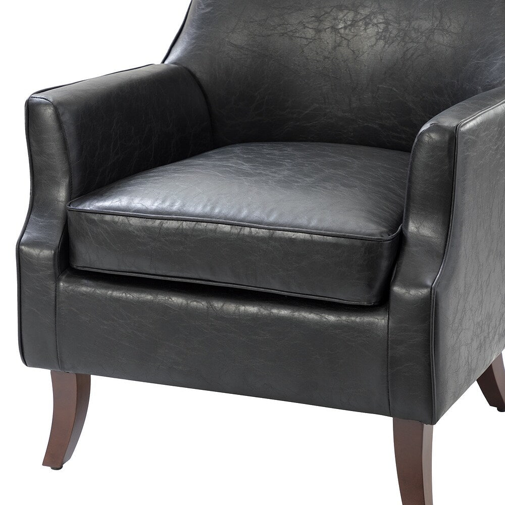 Rhesus Wooden Upholstery Armchair with Solid Wood Legs set of 2