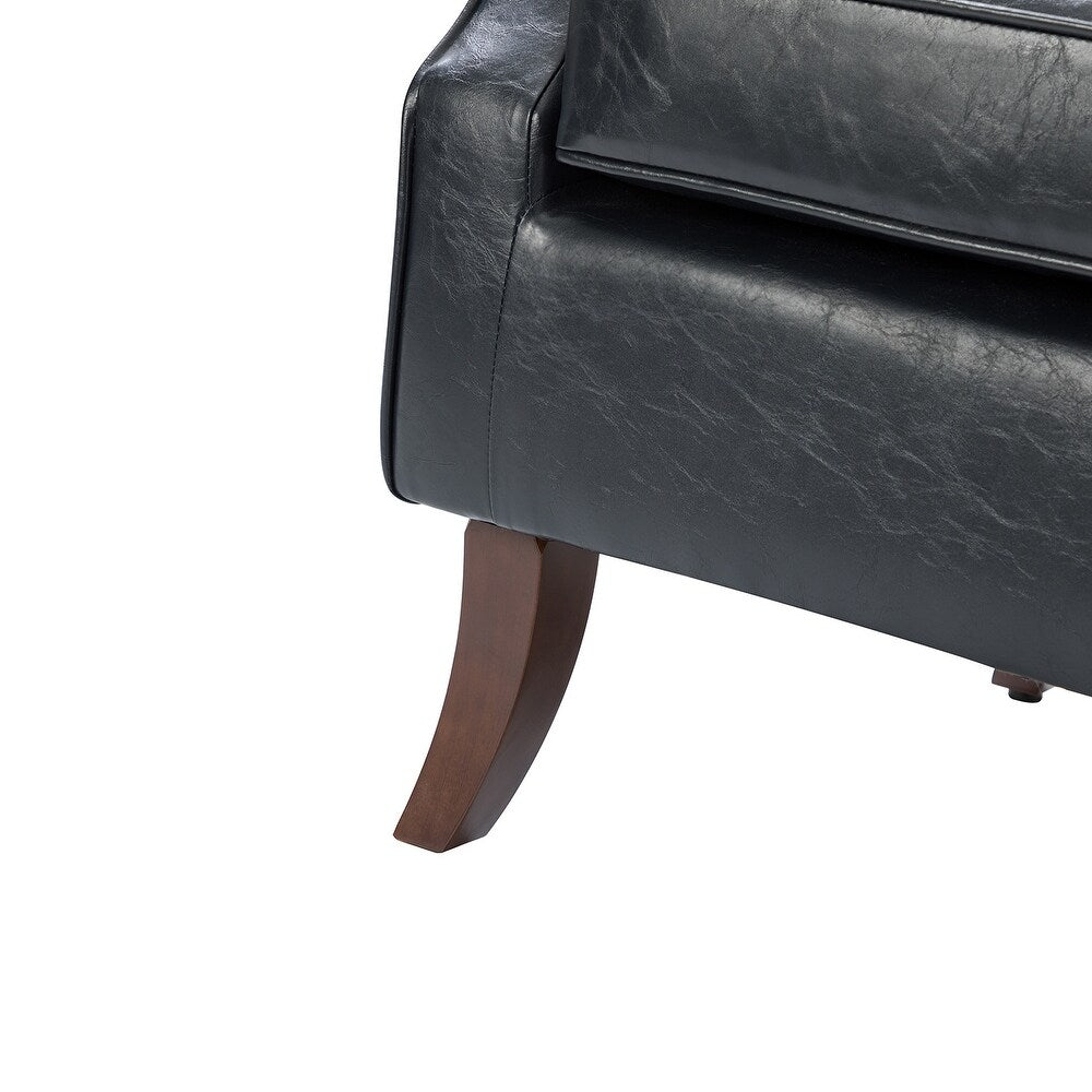 Rhesus Wooden Upholstery Armchair with Solid Wood Legs set of 2