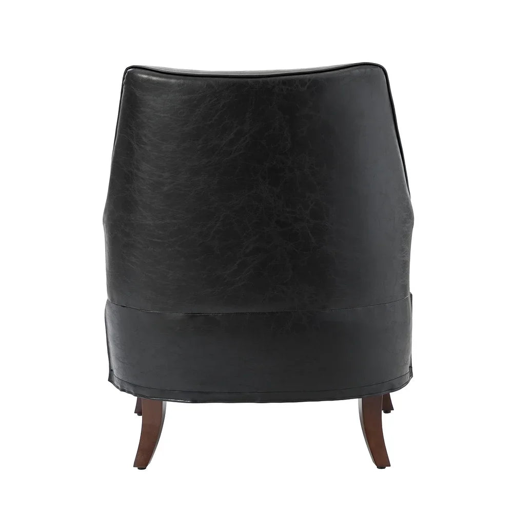 Rhesus Wooden Upholstery Armchair with Solid Wood Legs