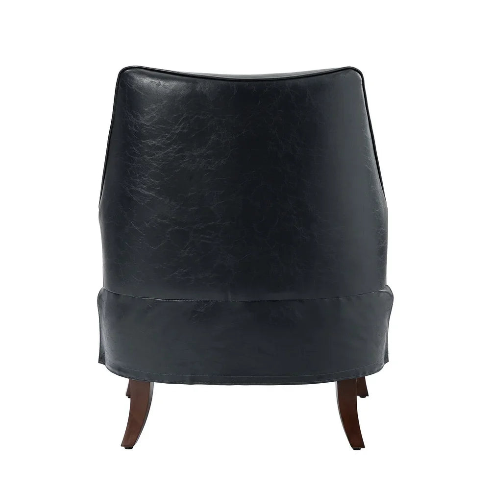 Rhesus Wooden Upholstery Armchair with Solid Wood Legs