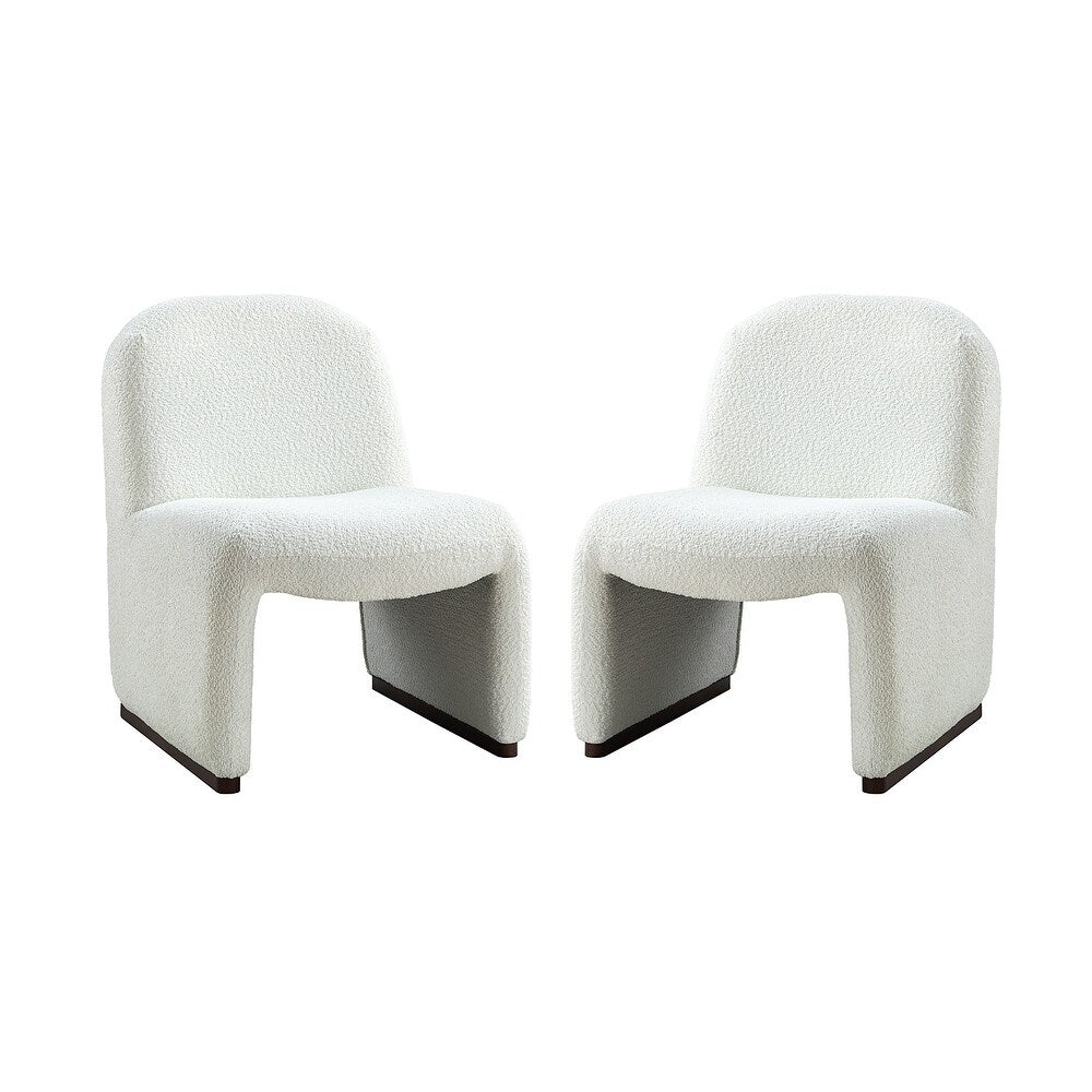 Roberto Mid-century Accent Chair with Hardwood Legs Set of 2