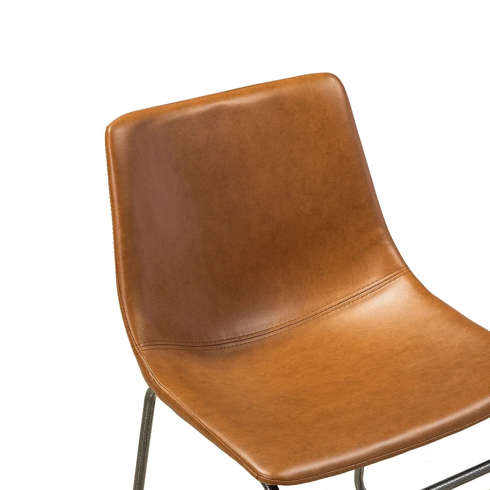 Rosa Dining Chair Set of 2 with Metal Base