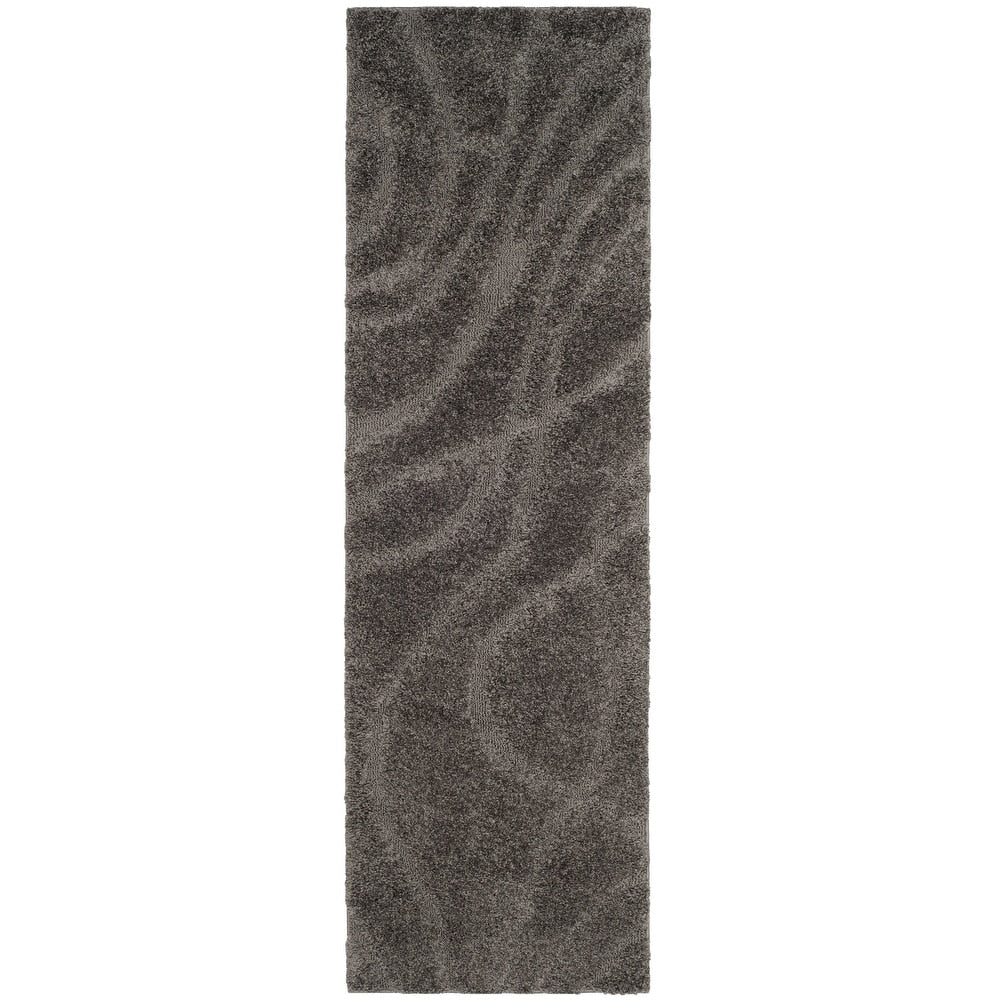 Florida Shag Sigtraud Abstract Waves Thick Soft Area Rug
