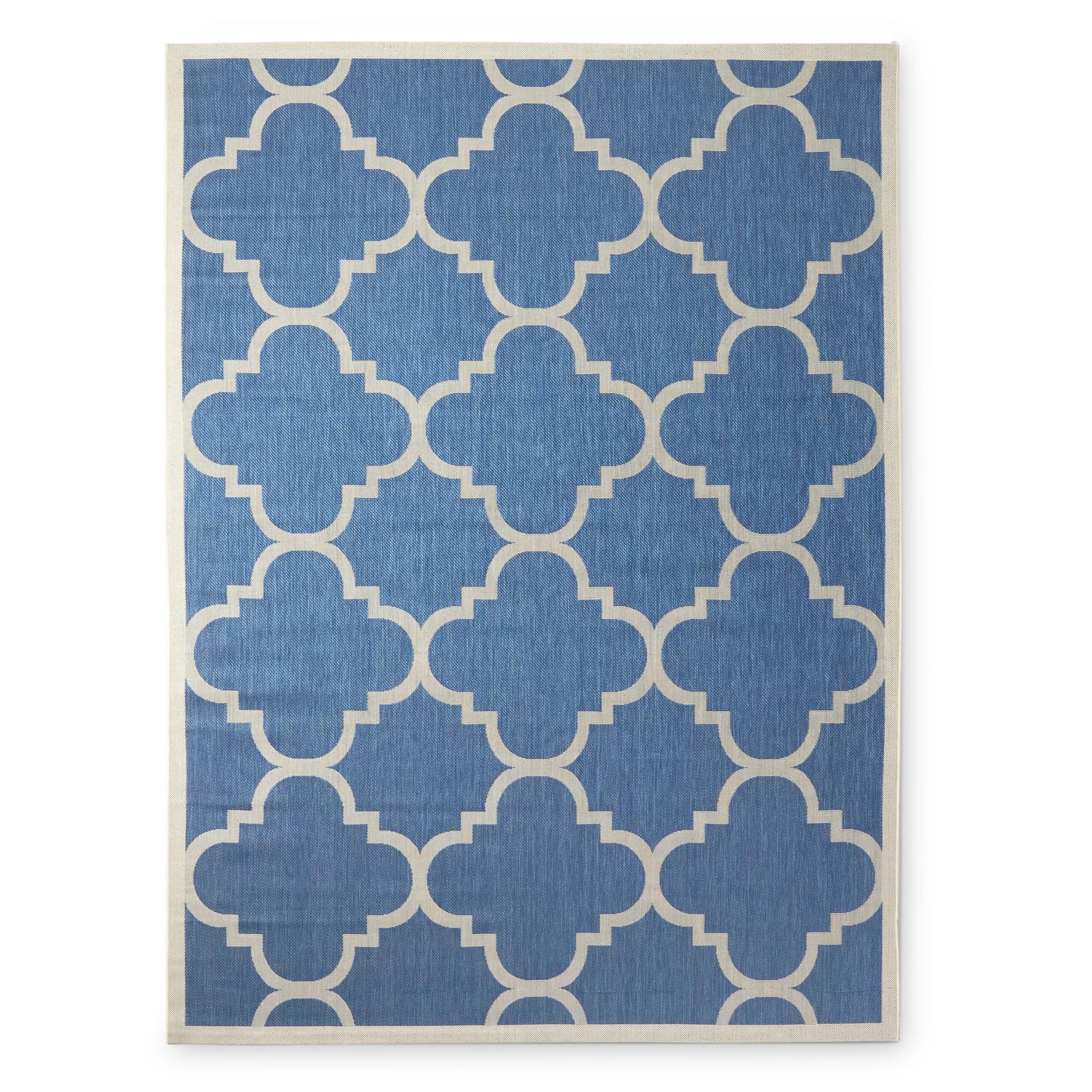 Courtyard Blue/ Beige Indoor/ Outdoor Rug