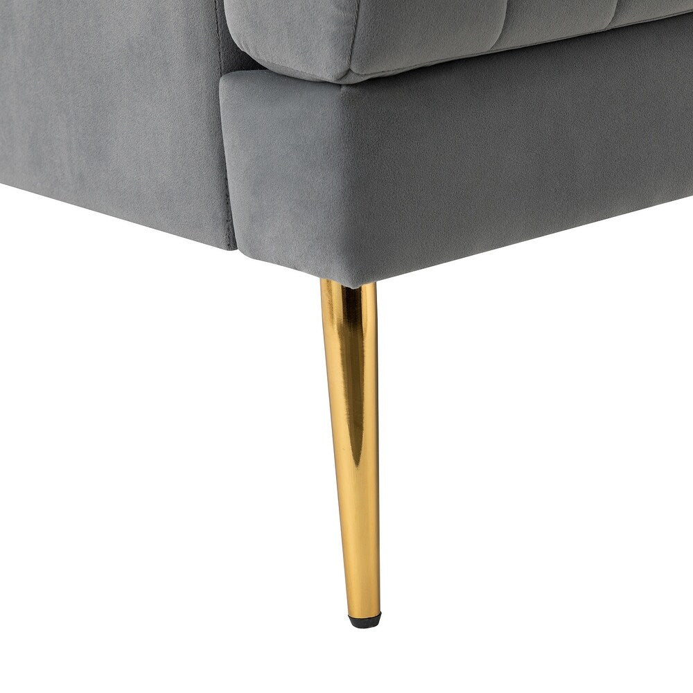 Smintheus Wooden Upholstered Armchair with Metal Legs